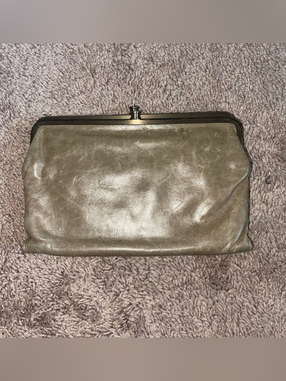 Hobo Leeann Wallet Clutch in Tan